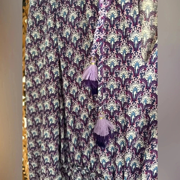 Anthropologie One Pretty Thing Floral Mini Dress, Size Medium - Picture 4 of 8